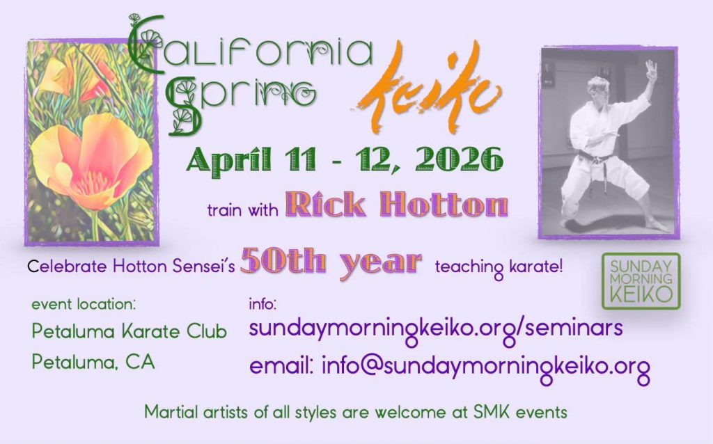 california spring keiko with hotton sensei